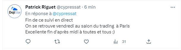 tweet salon du trading