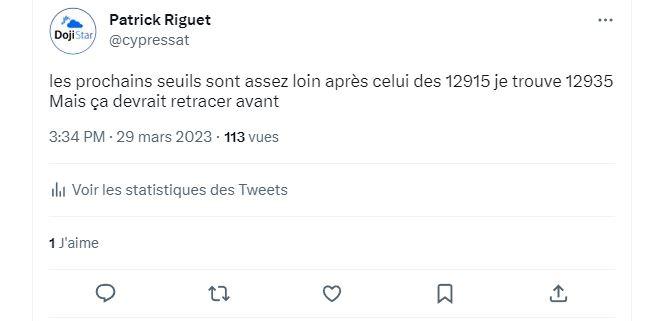 quatrième tweet à propos du nasdaq